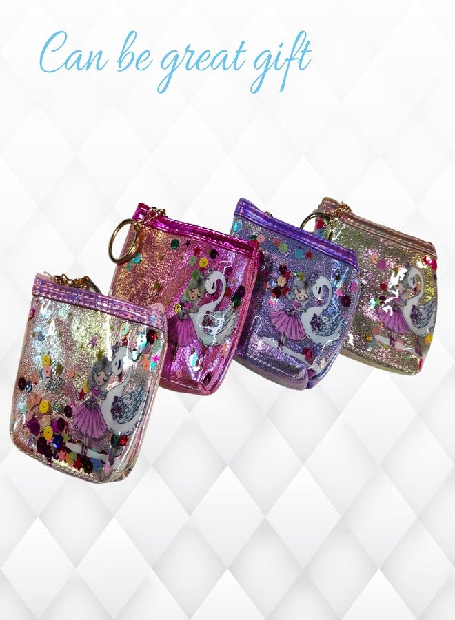 ZAFCO Cute Coin Pouch Keychain Keyrings Stone Studded Gift Bag Pendent Accessories for Girls Women Multicolor(Pack of 1) - Image 4